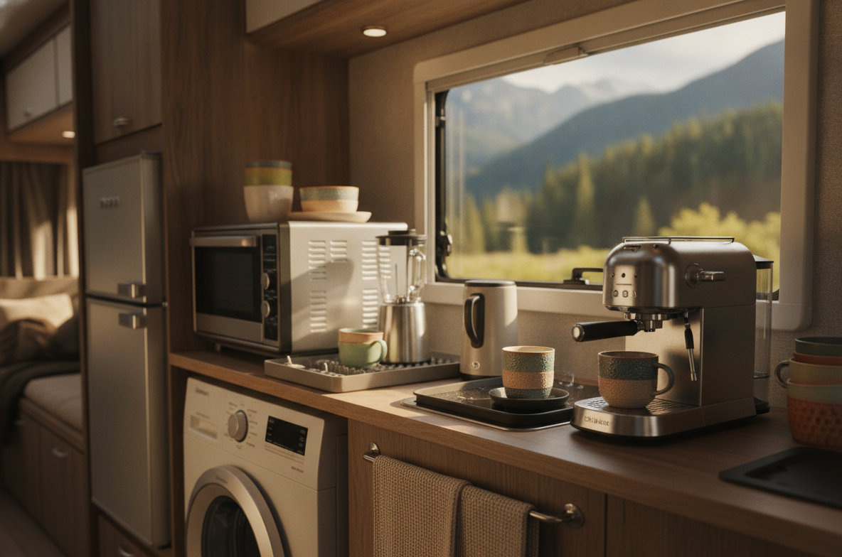 Compact Appliances for RV Living: Small Space, Big Comfort