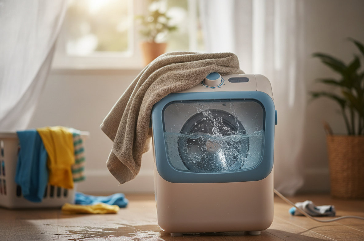 Portable Washing Machine Vibrating Excessively? Causes & Solutions